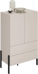 OTTO HOME Jukon Wäscheschrank Beige Grifflos 2 Türen 2 Schubladen Bild 1