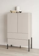 OTTO HOME Jukon Wäscheschrank Beige Grifflos 2 Türen 2 Schubladen Bild 2