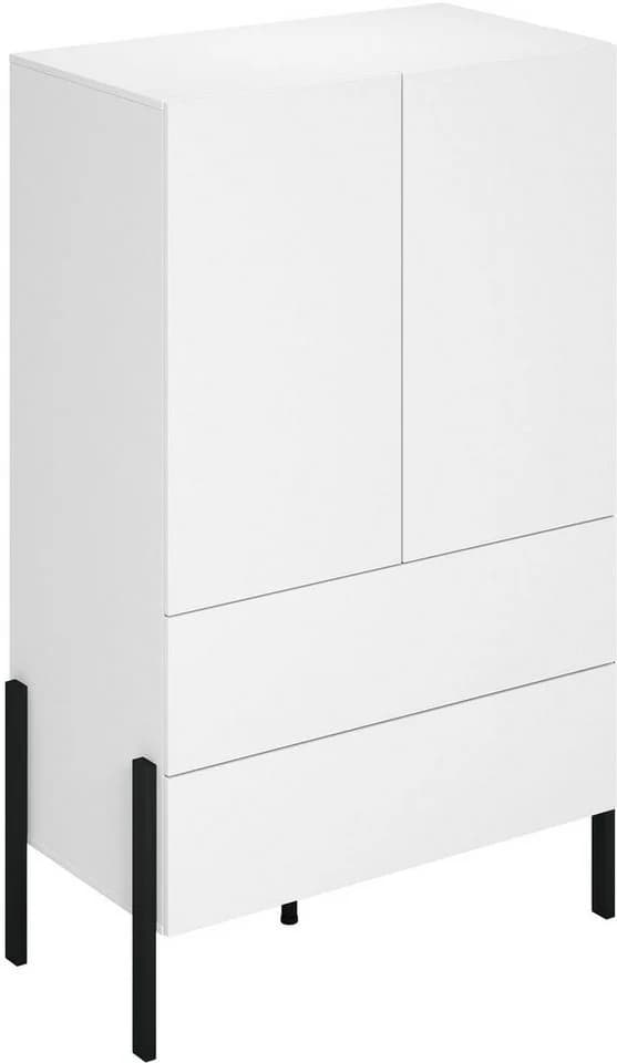 OTTO HOME Wäscheschrank Jukon Weiß Modern mit Schubladen - Bild 3