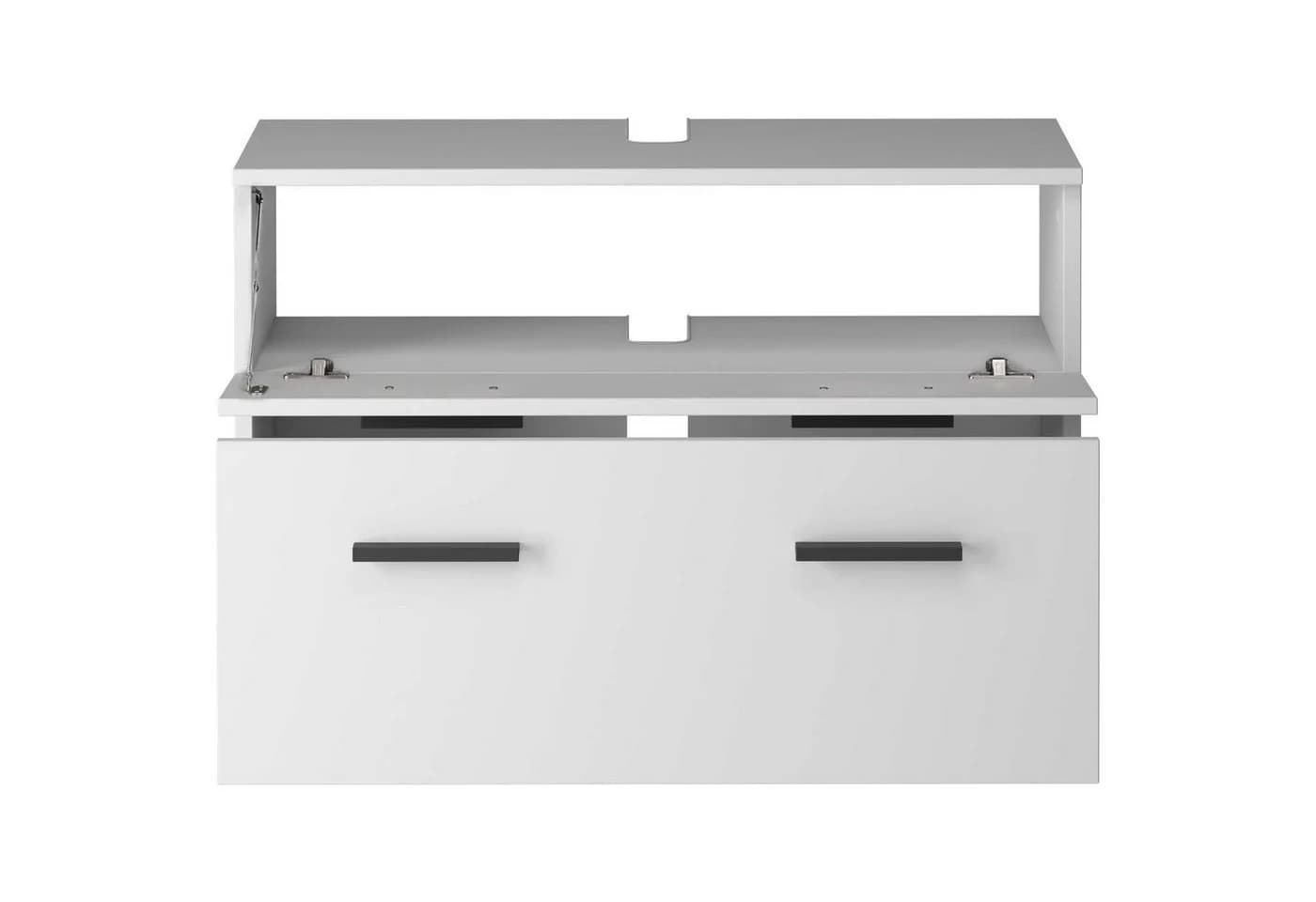 INOSIGN Skara Waschbeckenunterschrank Weiß Schwarz - Bild 4