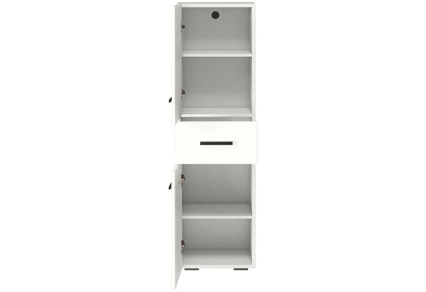 INOSIGN Midischrank Skara Weiß mit verstellbaren Böden - Bild 4