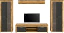 HOME AFFAIRE Wohnwand Aosta 4-teilig Eiche Grau Bild 3