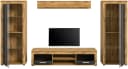 HOME AFFAIRE Wohnwand Aosta 4-teilig Eiche Grau Bild 4