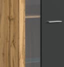 HOME AFFAIRE Wohnwand Aosta 4-teilig Eiche Grau Bild 5