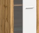 HOME AFFAIRE Wohnwand Aosta 4-teilig Weiß Eiche Nachbildung Bild 5