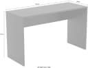 HOME AFFAIRE Schreibtisch AGAPI Schwarz Modern Bild 5