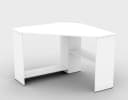 HOME AFFAIRE Eckschreibtisch RINO Weiß Modern Bild 3