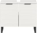 WELLTIME Litica Waschbeckenunterschrank Weiß 70 cm mit Soft-Close Bild 2