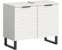 WELLTIME Litica Waschbeckenunterschrank Weiß 70 cm mit Soft-Close Bild 3