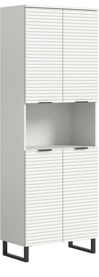 Welltime Hochschrank Litica Weiß Badschrank - Bild 2