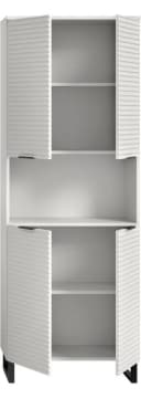 Welltime Hochschrank Litica Weiß Badschrank Bild 3