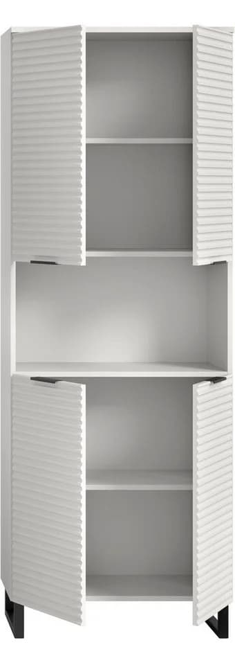 Welltime Hochschrank Litica Weiß Badschrank - Bild 3