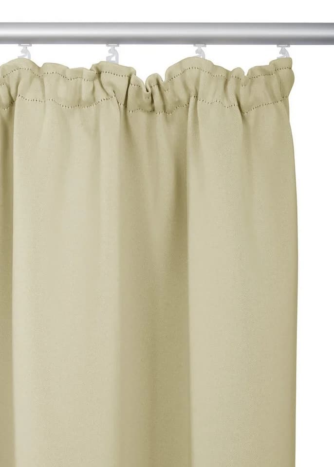 OTTO HOME Vorhang SOLA Beige Verdunkelung Kräuselband - Bild 3