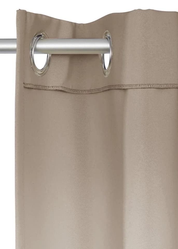 OTTO home Verdunkelungsvorhang SOLA Grau Polyester Ösen-Aufhängung - Bild 4