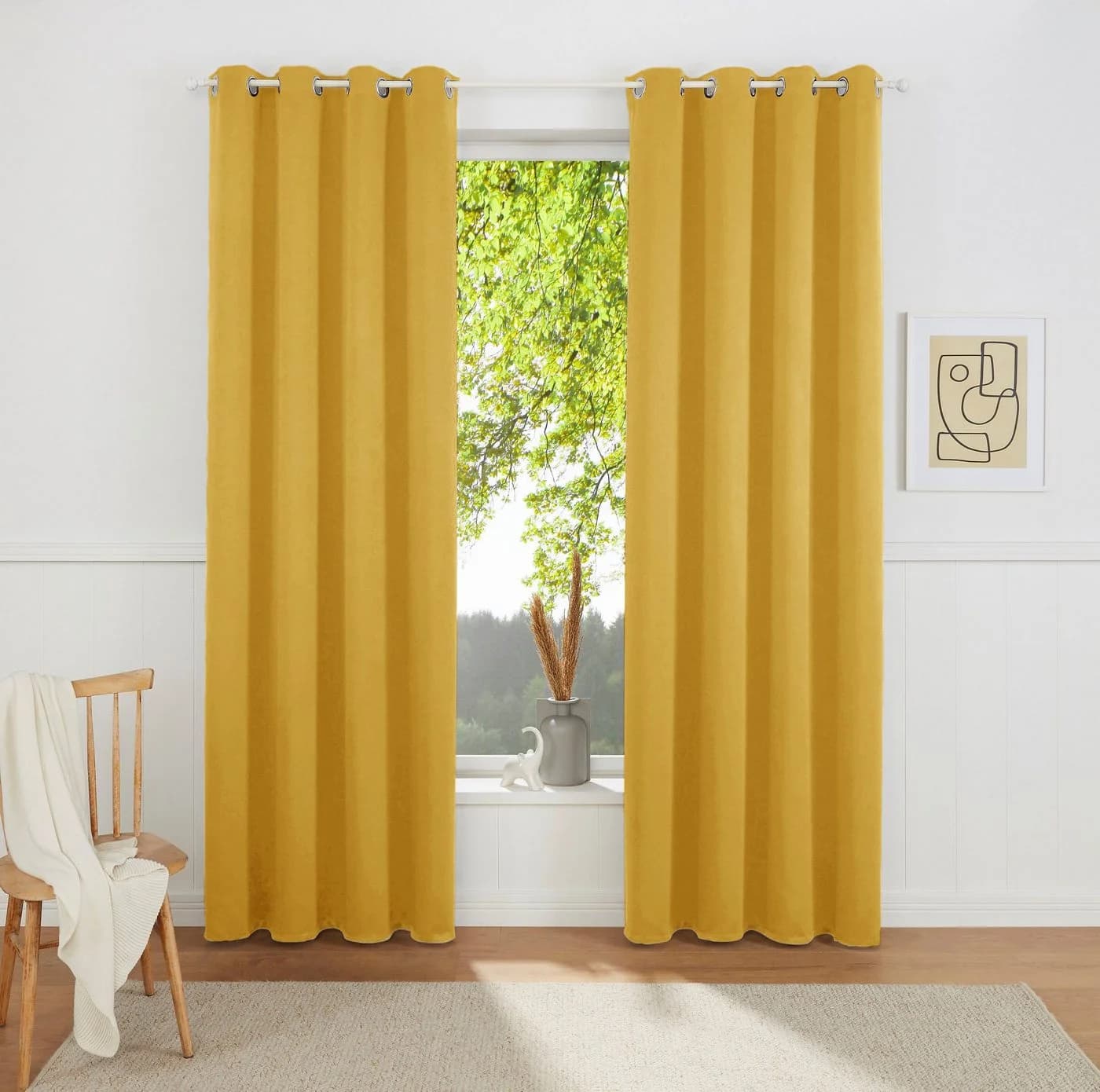 Gardine MY HOME Sola Gold Blickdicht - Bild 2