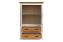 OTTO HOME Wäscheschrank Selma Weiß Massivholz 2 Türen 2 Schubladen Bild 5
