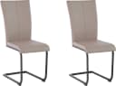 OTTO HOME Freischwinger Oliver Beige Schwarz Kunstleder Bild 2