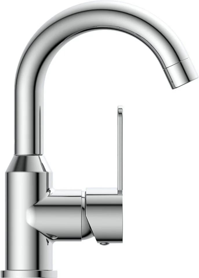 WELLTIME Waschtischarmatur Adria Silber Einhebelmischer mit Luftsprudler - Bild 5