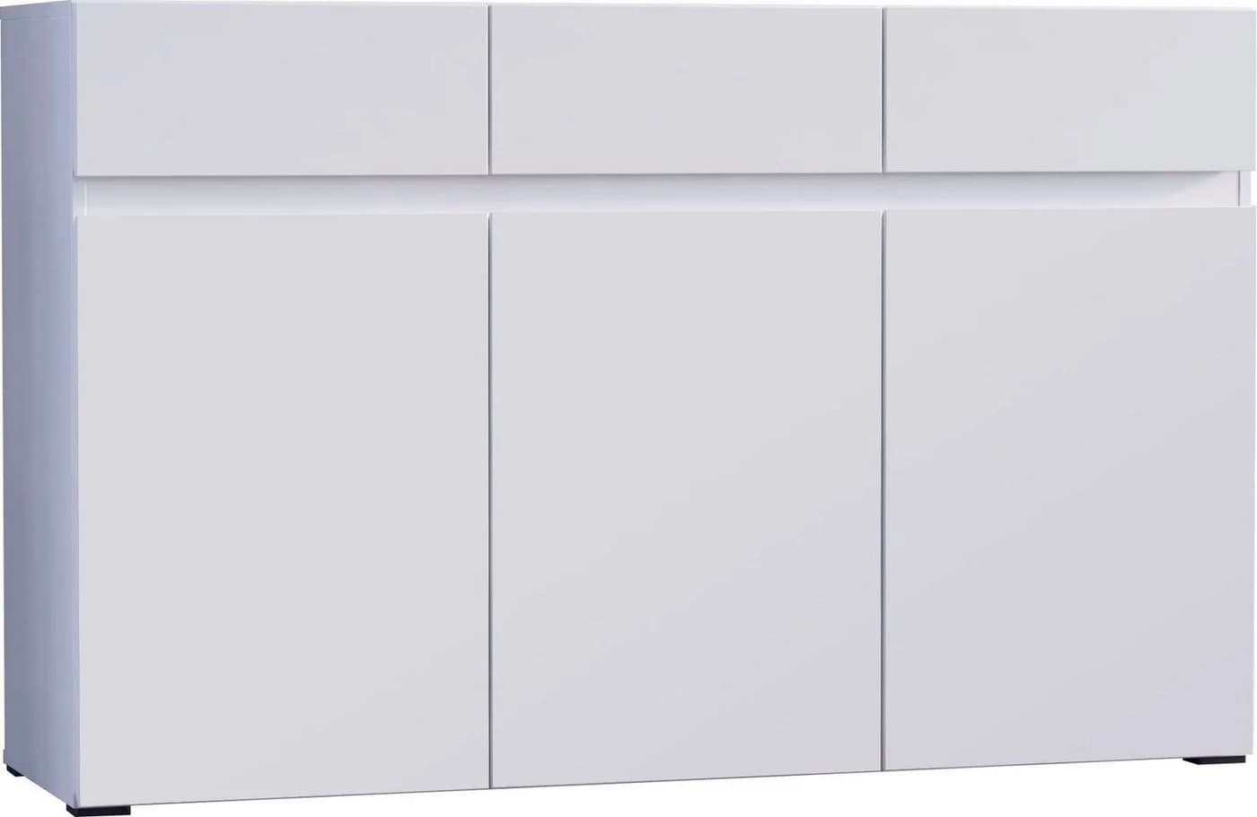 HOME AFFAIRE Sideboard Rimini Weiß Matt Grifflos - Bild 3