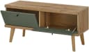 Home affaire Lowboard MAVAS Schwarz Metallgriffe Skandi-Stil Bild 3