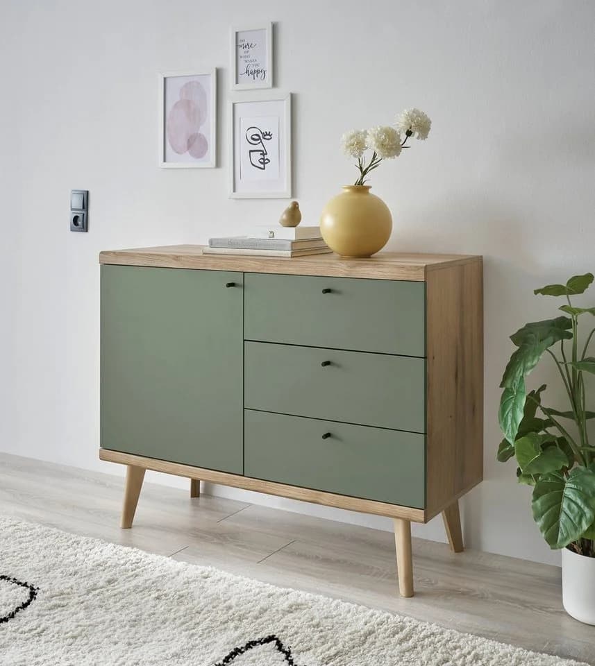 Home Affaire Sideboard MAVAS Grün Braun Modern - Bild 2