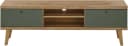 Home affaire Lowboard MAVAS Skandi-Style Weiß mit Metallgriffen Bild 1