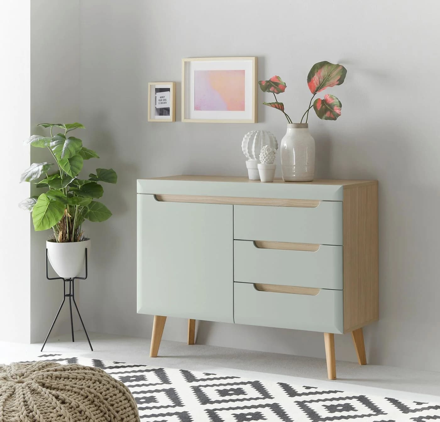 HOME AFFAIRE Sideboard Torge Pistazie Scandi Design - Bild 2