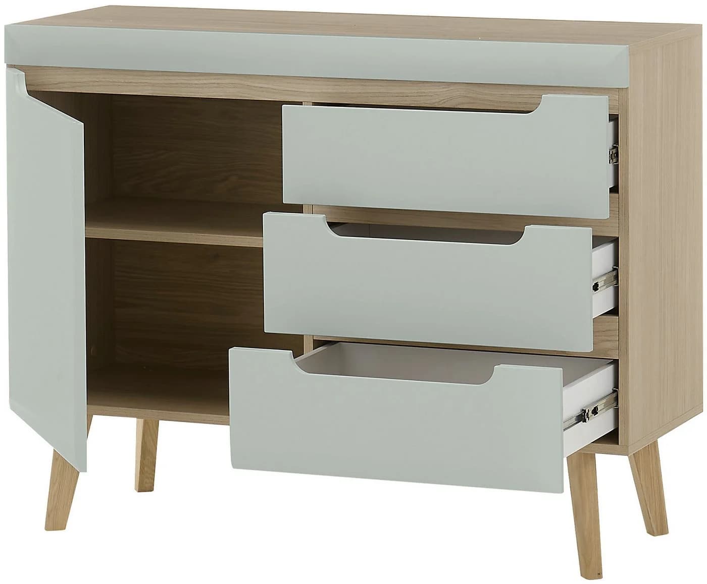 HOME AFFAIRE Sideboard Torge Pistazie Scandi Design - Bild 4