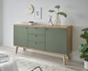 Home Affaire Sideboard MAVAS Grün Braun Holzwerkstoff Bild 1