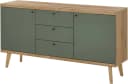Home Affaire Sideboard MAVAS Grün Braun Holzwerkstoff Bild 2
