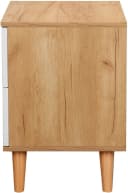 OTTO HOME Nachtschrank Lund Weiß Hochglanz 2 Schubladen Bild 4