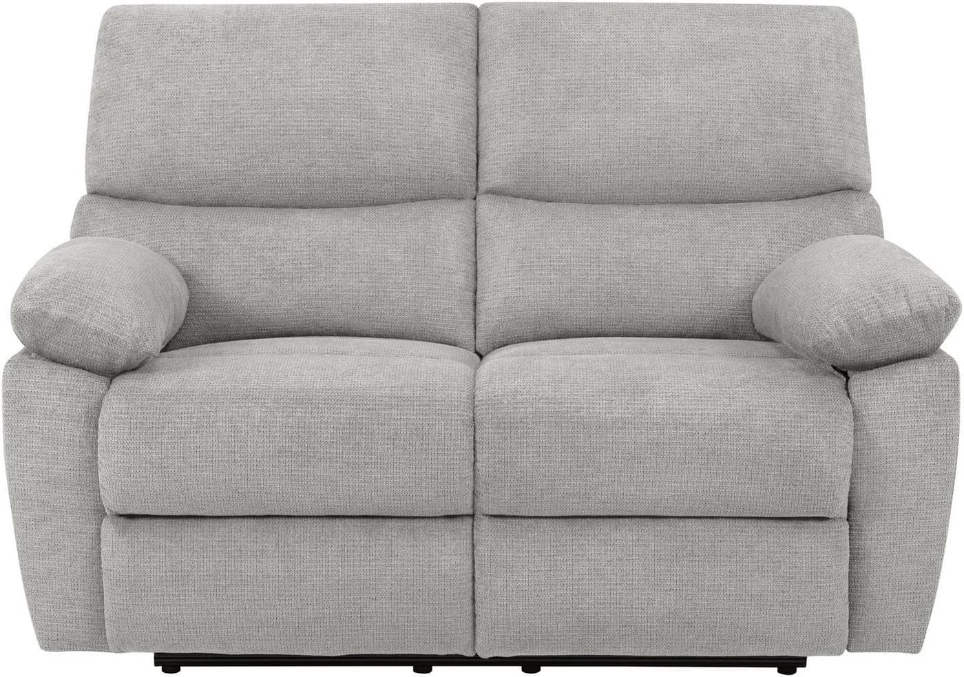 HOME AFFAIRE LANNOY 2-Sitzer Sofa Elektrisch Relax Grau Webstoff - Bild 4