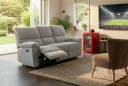 Home Affaire 3-Sitzer Relaxsofa Grau Elektrisch USB Bild 2