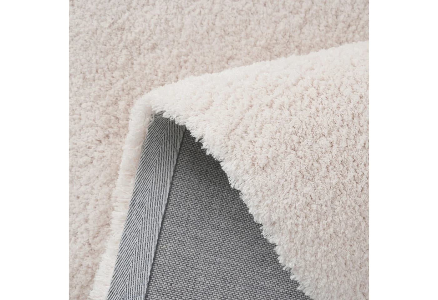 OTTO HOME Bettumrandung Magong Beige Uni Hochflor Polyester - Bild 3
