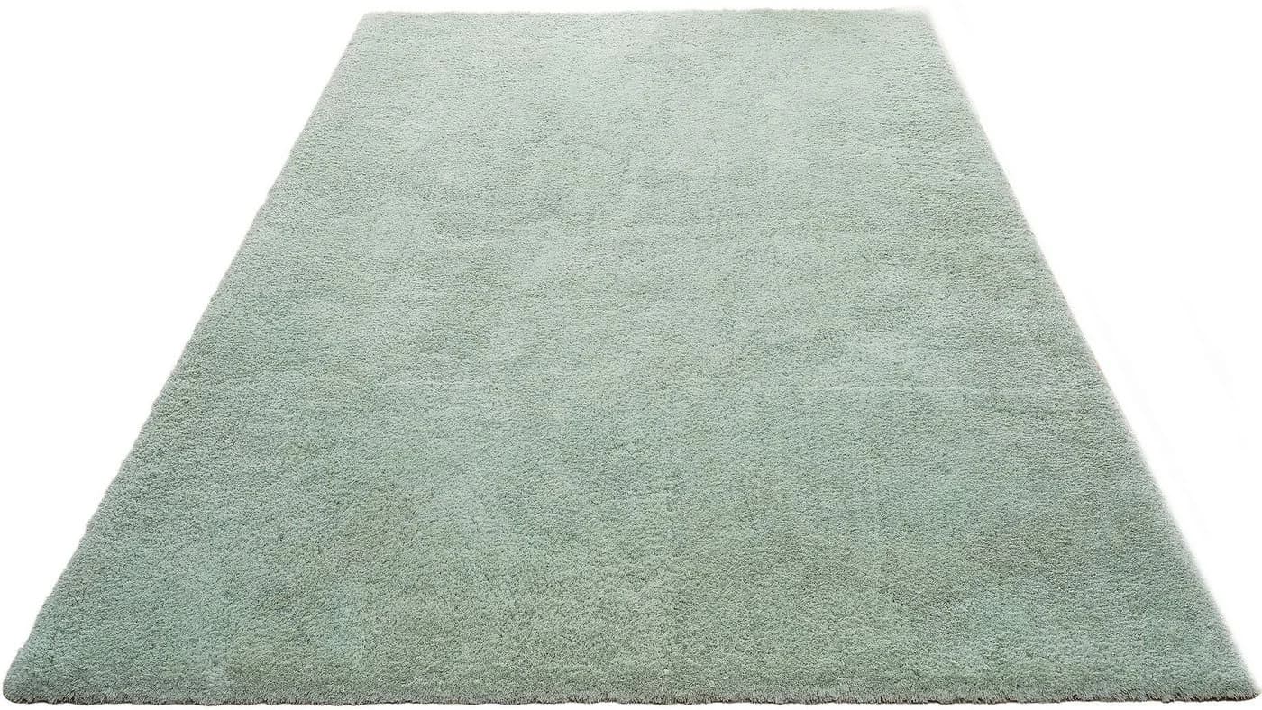 Hochflor-Teppich MY HOME Microfaser Teppich Magong Pastellgrün - Bild 3