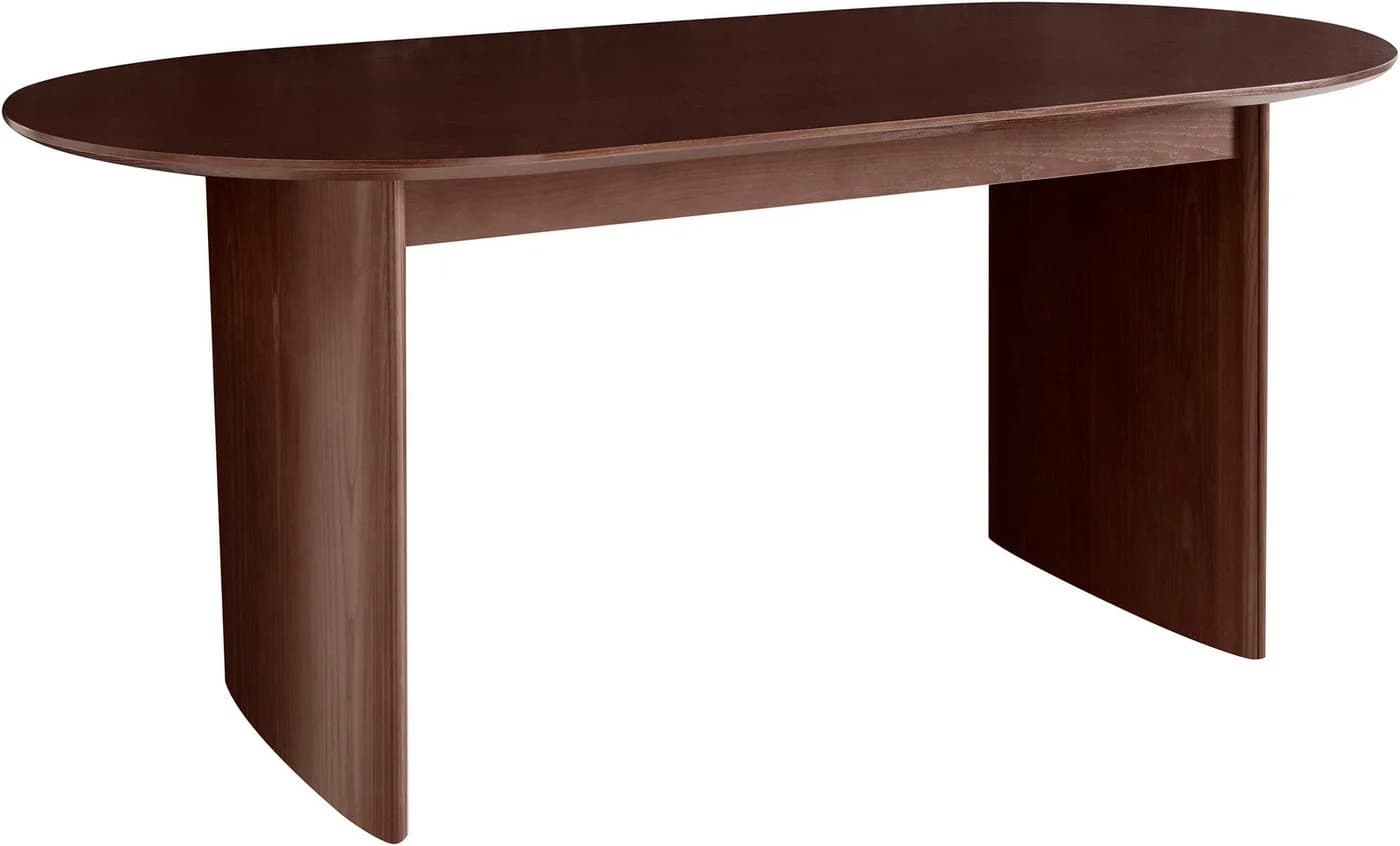 LeGer Home Esstisch Melinda Oval Braun Eschenholz - Bild 4