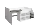 Home affaire Jugendzimmer-Set Durango 3-in-1 Weiß/Dunkelgrau Bild 1