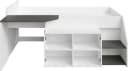 Home affaire Jugendzimmer-Set Durango 3-in-1 Weiß/Dunkelgrau Bild 5