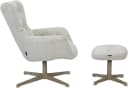 HOME AFFAIRE Vergas Ohrensessel mit Hocker Beige Drehfunktion Bild 4