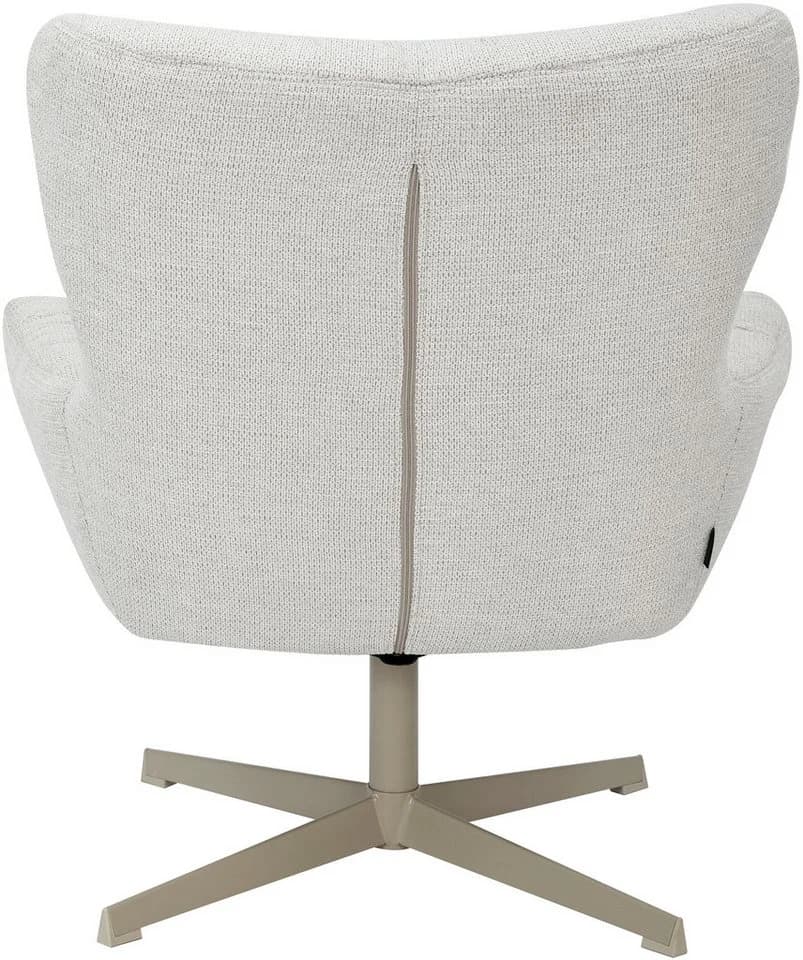 HOME AFFAIRE Vergas Ohrensessel mit Hocker Beige Drehfunktion - Bild 5