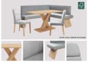 OTTO HOME Eckbankgruppe Nina Grau 4-tlg. mit Tisch Bild 3