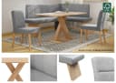 OTTO HOME Eckbankgruppe Nina Grau 4-tlg. mit Tisch Bild 4
