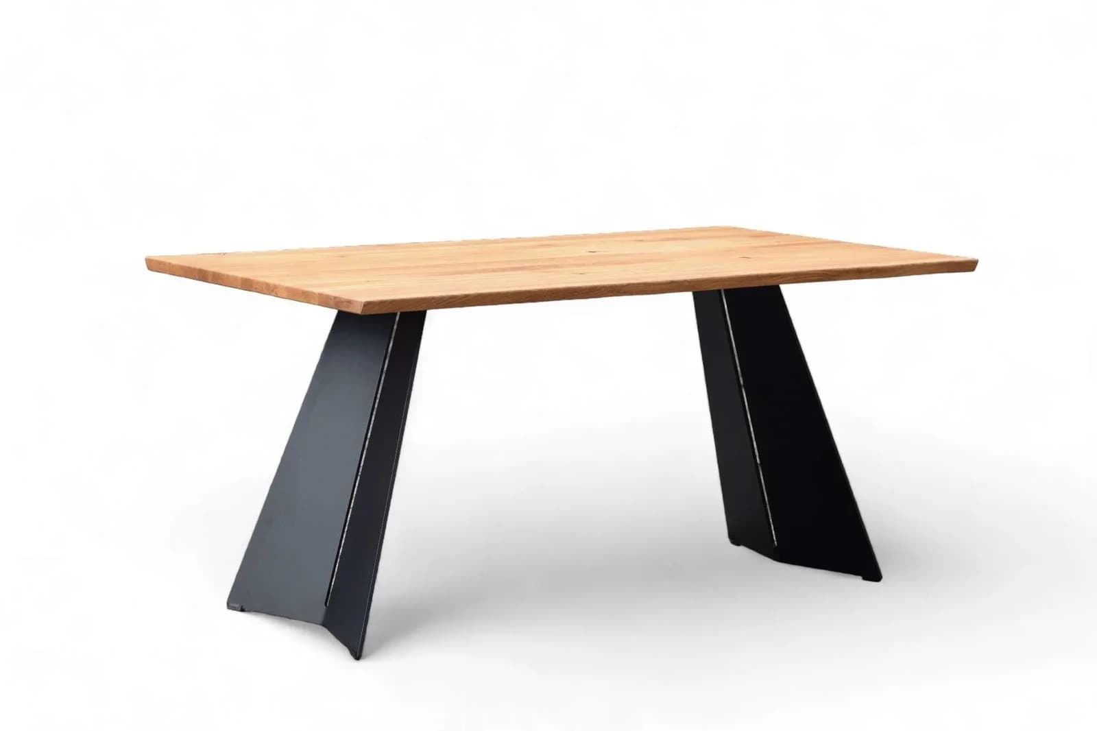 OTTO HOME Winteregg Esstisch Wildeiche Metallgestell Schwarz