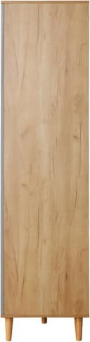 OTTO HOME Lund Kleiderschrank Grau Hochglanz Skandinavisch Bild 4