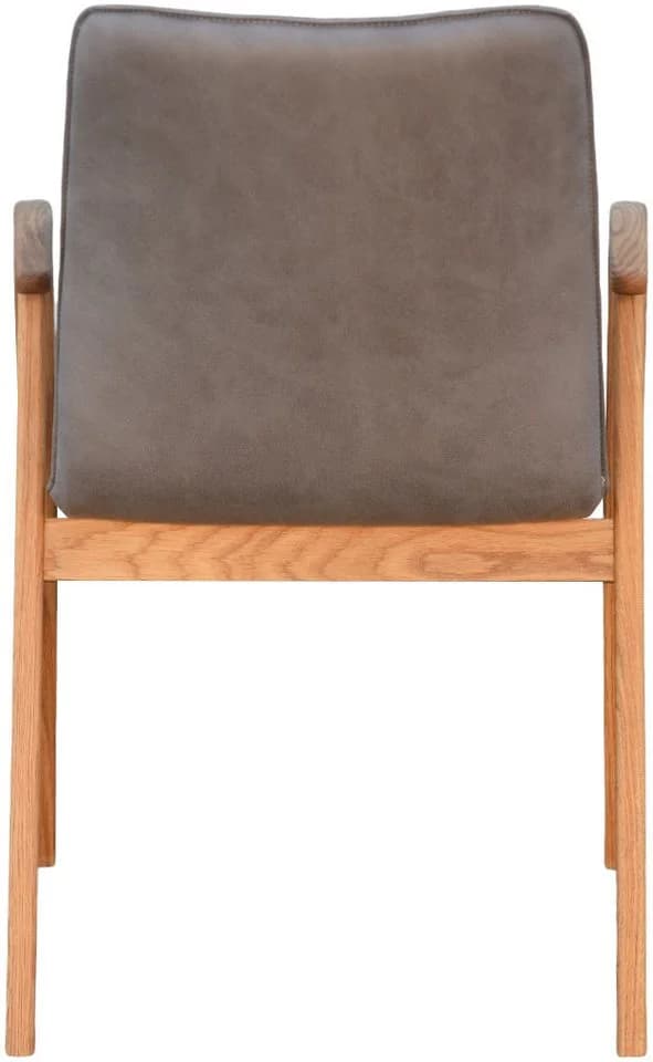 OTTO HOME Loreen Armlehnstuhl Eiche Natur Geölt Braun - Bild 4
