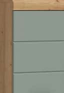 WELLTIME Midischrank SIENA 74cm 4 Türen 1 Schublade Salbei Eiche Bild 5