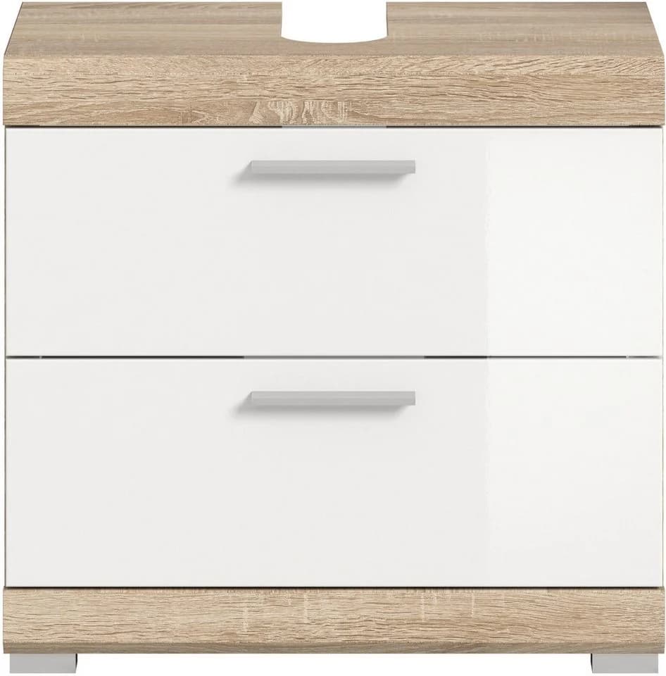 welltime Waschbeckenunterschrank SIENA 60cm 2 Tür 2 Fächer MDF-Front - Bild 4