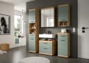 WELLTIME Badezimmerspiegelschrank SIENA 3 Spiegeltüren Beige Braun Bild 5
