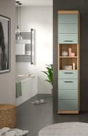 WELLTIME Hochschrank SIENA 37cm 2-Türer mit Schublade Bild 1