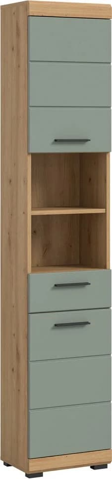 WELLTIME Hochschrank SIENA 37cm 2-Türer mit Schublade - Bild 2